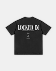 'LOCKED IN' HEAVY FADED TEE