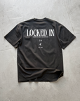 'LOCKED IN' HEAVY FADED TEE