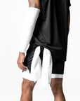 PERFORMANCE PRO 5" LINER SHORT - BROWN/BLACK
